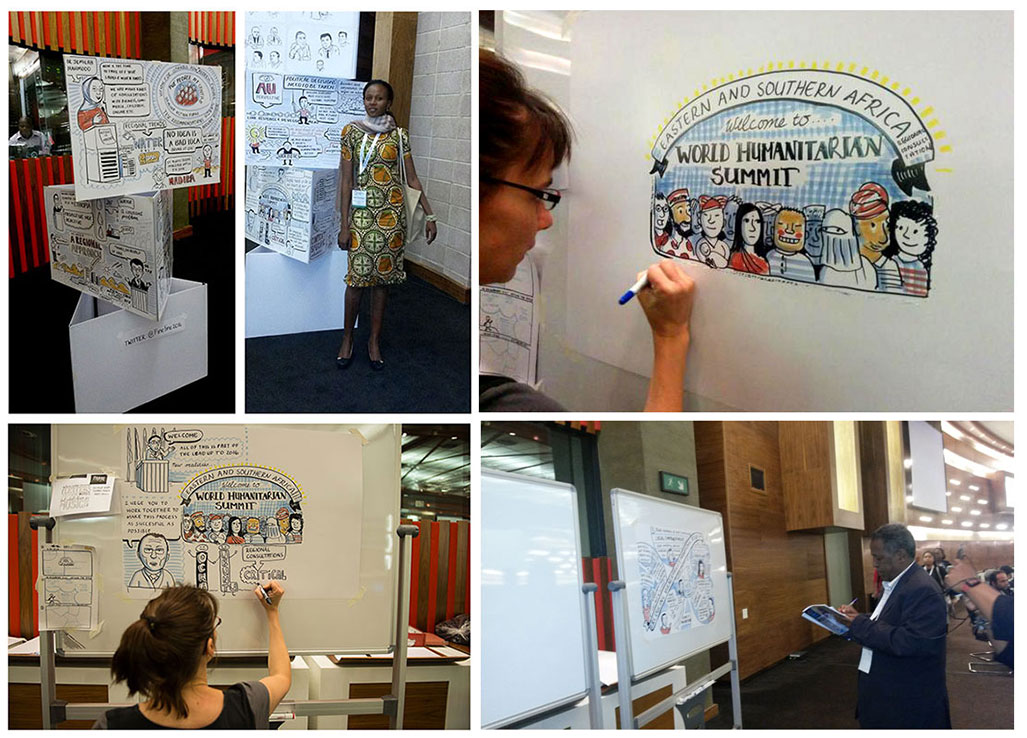 Graphic recording World Humanitarian Summit